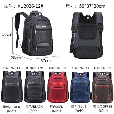 পুরুষদের নৈমিত্তিক ব্যবসা ল্যাপটপ Rucksack ব্যাকপ্যাক ভ্রমণ 800g