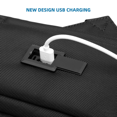 FCS ব্যবসা ল্যাপটপ ব্যাকপ্যাক USB চার্জিং পুরুষদের ভ্রমণ ব্যবসা নৈমিত্তিক ব্যাকপ্যাক